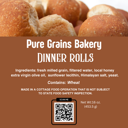 Dinner Rolls | Freshly Milled Grain